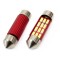 Set 2 becuri auto Vertex LED, C5W SV8.5-8, 12 SMD 4014, 2W, 36mm, Canbus, 12-24V, leduri alb sofit Festoon AutoDrive ProParts