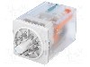 Releu electromagnetic, 24V DC, 20A, DPDT, serie R15, RELPOL - R15-2012-23-1024-WT