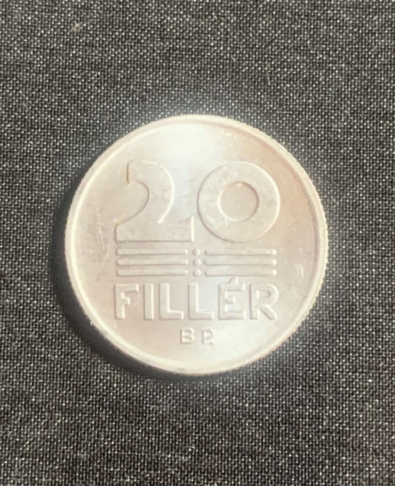 Moneda 20 filler 1984 Ungaria