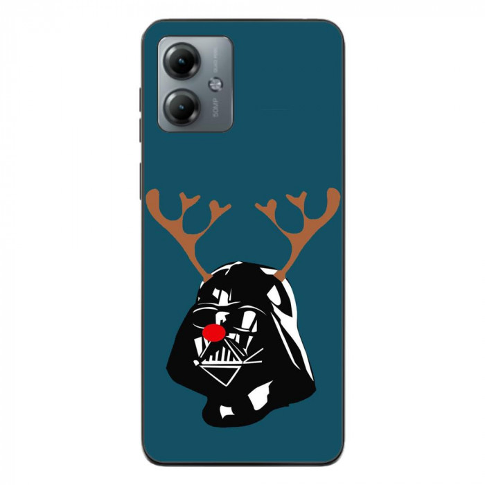 Husa compatibila cu Motorola Moto G14 Silicon Gel Tpu Model Craciun Darth Vader Ren