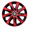 Set 4 capace roti Drift extra red R15 pentru gama Fiat
