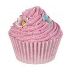 Bomba de baie efervescenta Pinky and Perky, 180 g, model cupcake foto