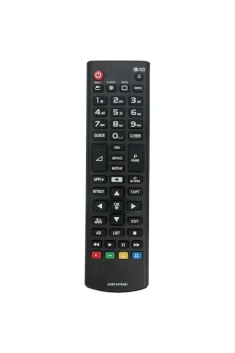 Telecomandă universală pentru LG Smart TV AKB74475481, LCD/LED/4K/UHD, neagră