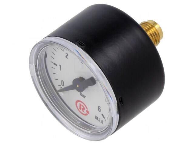 Manometru 0-6 bar 40mm Lichide și Gaze Inerte