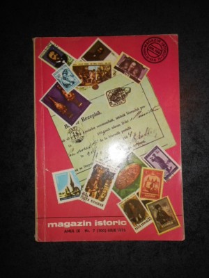 REVISTA MAGAZIN ISTORIC (Iulie, 1975) foto