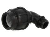 Cot de blocare G 1" exterior, 40mm pentru țevi PE - GEBO