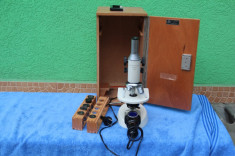 Microscop Herlet &amp;amp;Reuss Kassel 116253 foto