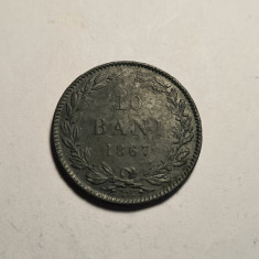 10 bani 1867 Watt Frumoasa