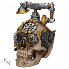 Statueta craniu steampunk Dead Ringer 21 cm foto