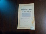 TECHNOLOGIA MESERIILOR SPECIALITATI SI DEVIZE - Const. Popovici -1940, 200 p.