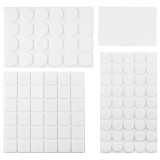 Set 106 pastile adezive/opritoare, diverse forme-albe