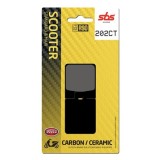 SBS - Plăcuțe de fr&acirc;nă 202CT pentru scuter (Carbon/Ceramic)