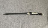 Cutit cu lama dubla de 15 cm - vechi - colectie - cadou