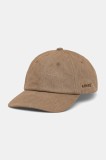 Levi&#039;s șapcă de baseball din bumbac culoarea bej, neted, D7589-0017