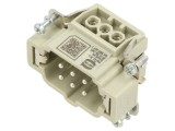 Conector HARTING HDC 6 pini 16A 500V Han E&reg; Insert contact tată 09337062601