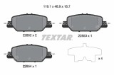 Set placute frana TEXTAR 2285201