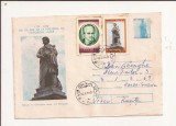 Plic FDC Romania- Statuia lui Gheorghe Lazar din Bucuresti , circulat 1979