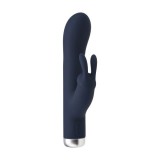 Vibratoare iepuras - Nauti Vibrator Iepuras din Silicon cu 10 Functii Reincarcabil Urechiuse Jucause Tachineaza cu Atingeri Delicate