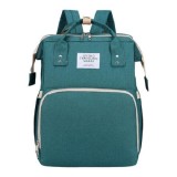 Rucsac Multifunctional pentru Mamici, Cyrax, cu Patut Pliabil si Baza de Schimbat, Rezistent la Apa, Capacitate Mare, Usor, Compartimente Multiple, Bu