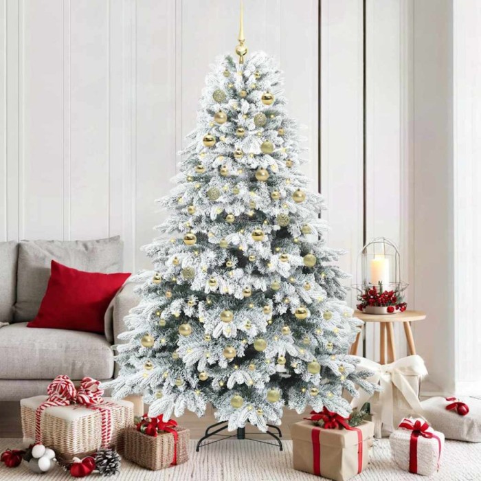 vidaXL Brad de Crăciun artificial cu 300 LED Verde 180 cm PE și PVC 3397618