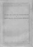 C9110N Nume de locuri rom&acirc;nești &icirc;n Republica Populară Rom&acirc;nă, volumul I, de Iorgu Iordan, 1952