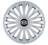Set 4 Capace Roti, potrivite jantelor de R14, pentru Kia, model dino cromat, Autohelix MSA