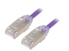 Patch Cord F/UTP Cat6a 5m Violet