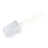 LED 10mm, galben, rotund, 20mA, 142532