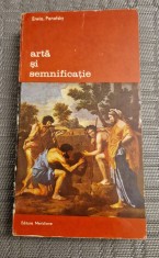 Arta si semnificatie Erwin Panofsky