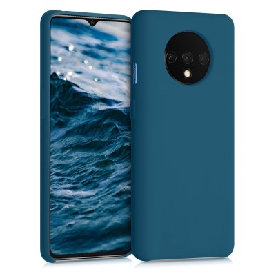 Husa pentru OnePlus 7T, Silicon, Verde, 50403.57 foto