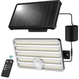 Lampa solara de perete Ustellar LED UT88269, 2500lm, Telecomanda, 3 moduri, senzor de miscare