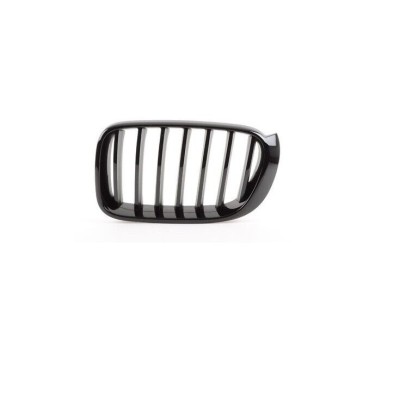 Grila radiator Bmw X3 (F25), 03.2014-08.2017; X4 (F26), 08.2014-05.2018, montare fata, stanga, Negru lucios, RapidAuto foto