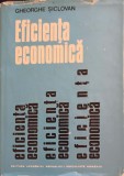 EFICIENTA ECONOMICA. CONCEPT, PROCEDEE DE DETERMINARE, CAI DE CRESTERE-GHEORGHE SICLOVAN