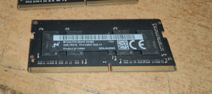 Ram Laptop Micron 4GB DDR4 PC4-2400T MTA4AATF5126HZ-2G3B2