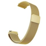 Curea Milanese Loop, compatibila Samsung Galaxy Watch3 40mm, telescoape Quick Release, Auriu, Very Dream