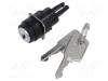 Comutator rotativ cu cheie EAO 16mm, 2 poziții stabile, 2 NC și 2 NO