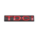 Emblema TDCI pentru Ford, negru cu rosu