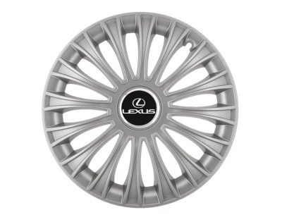 Set 4 capace roti pentru Lexus, model Dino Gray, R15 foto