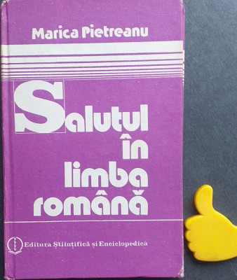 Salutul in limba romana Marica Pietreanu foto