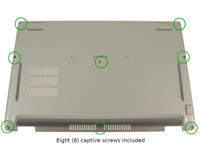 Carcasa inferioara bottom case Laptop, Dell, Latitude 5421, 0JG7NR, JG7NR, P194K, AP30L000101, AP30L000102