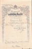 A3815N Brevet de ridicare la gradul de locotenent &icirc;n rezervă a lui George Dobrin, primul prefect rom&acirc;n al județului Caraș după Marea Unire, 1883