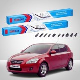 Cumpara ieftin Ștergătoare Kia Ceed I ED 2006-2009 | Set Față Flat Premium &ndash; TeamCar&reg;