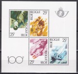 Belgia 1982 - Evenimente sportive, Colita, MNH, Nestampilat