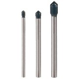 Raider 157115 - Set burghie ceramica 5-8 mm tija cilindrica 3 bucati