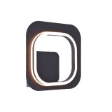 Aplica LED Klausen Swell AP1 16W 4000K Alb-Negru Design Geometric Modern 29x29x6cm Iluminat Interior Eficient Durabil Lampa Perete Eleganta