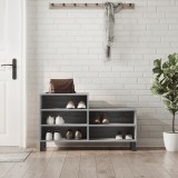 vidaXL Pantofar, gri sonoma, 102x36x60 cm, lemn prelucrat
