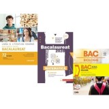 Pachet Bacalaureat 2026. Limba si literatura romana. 72 teste complete, Matematica M_Mate-Info si Biologie. Notiuni teoretice si teste pentru clasele
