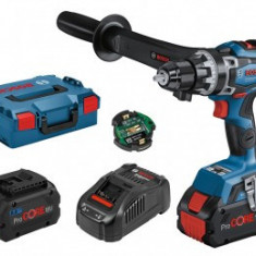 Bosch GSR 18V-150 C Masina de gaurit si insurubat brushless cu 2 acumulatori Li-Ion, 8 Ah, 150 Nm + L-BOXX - 4059952523248