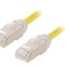 Patch Cord F/UTP Cat6A Galben 1m LSZH 28AWG