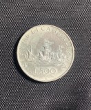 Moneda Argint Italia 500 Lire 1959, Argint 0.835, 11g, KM#98